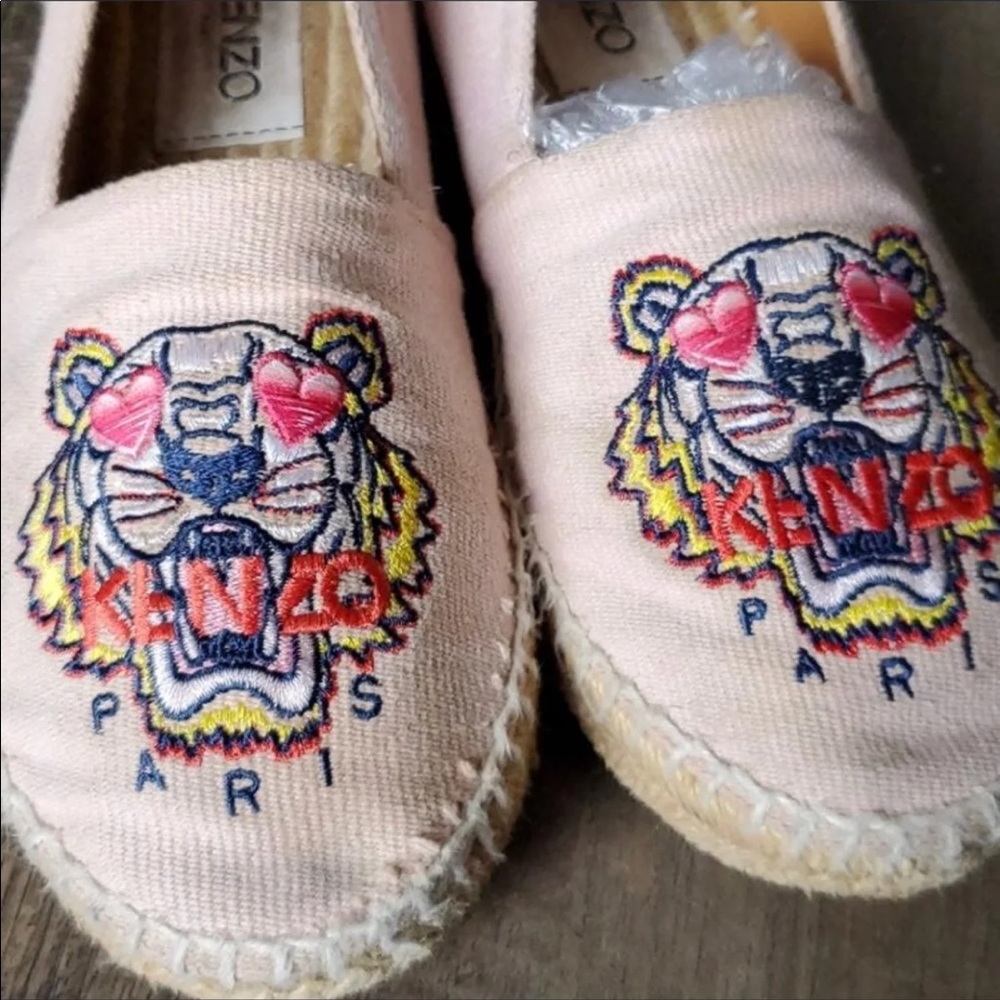 Kenzo Embroidered Tiger Espadrilles - Picture 2 of 6